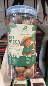 Date 08/27 Hạt Macca sấy Mẹ rô 500g - Lon