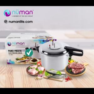 Numan - Panci Presto 12 Liter dengan Steamer