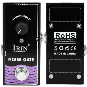 IRIN | IRIN RF-15 Có Thể Điều Chỉnh Ngưỡng Tiếng Ồn Cổng Hiệu Ứng Bàn Đạp True Bypass Đàn Guitar Điện Hiệu Ứng Kim Loại Bàn Đạp Phụ Kiện Guitar
