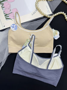 เสื้อกั๊กสปอร์ตผู้หญิง 2025 ทรงไม่ซ้ำ กางเกงชั้นในแบบเกาะอกสายเดี่ยว ระบายอากาศได้ดี สวมใส่สบาย เสื้อชั้นในไร้โครง