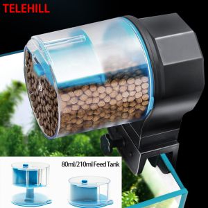 Fish Tank Intelligent Feeder Automatic Timing Feeder for Aquarium Two Specifications of Feed Tank Adjustable Feeding Port