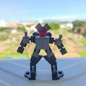 Đồ Chơi Mô Hình Khối Nhựa Nhỏ Đơn Giản Hóa Trực Tiếp Biến Đổi Thành Robot Bảo Vệ Mini Phiên Bản Nhỏ Của Koon Koon