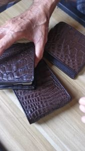 One Set 3 Crocdile Leather Wallets