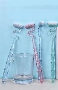 JNSUR Soft Bristle S-shaped Toothbrush Elbow Design Vertical Brushing Couple Household Toothbrush Oral Hygiene & Tooth Care