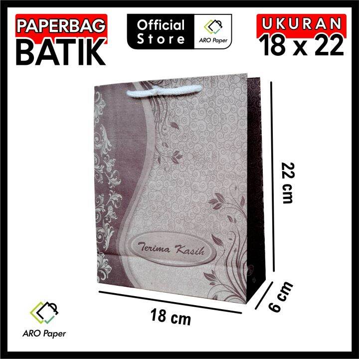 Paper Bag Batik Ukuran X X Cm Min Pcs Lazada Indonesia