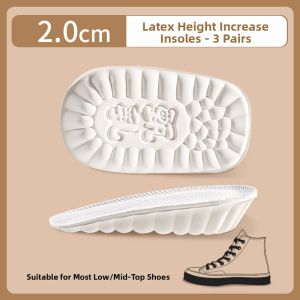 JVBV | Invisible Height-Increasing Insoles Latex