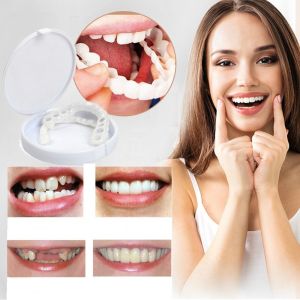 [ ORIGINAL ] GIGI PALSU TELARIS DAPAT 1 SET ATAS BAWAH SNAP ON SMILE ORIGINAL 100%