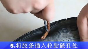 8pcs Alat Tambal Ban Plastik/Set Cacing Karet Ban Tubeless Tyre Kit /Plastic Stainless Bonus Cacing Tire Repair