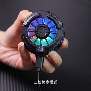 【การจัดส่งในพื้นที่】❄️พัดลมโทรศัพท์พร้อมตัวหนีบ พัดลมระบายความร้อนมือถือ แสงไฟ RGB Backlight ใช้งานได้กับทุกรุ่น