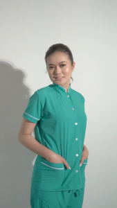 NN Soft Stretch Fabric Scrub Set- Annie Suit for Doctors Nurse Spa Clinic Household Yaya Nanny Uniform