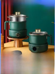 Mini Electric Cooking Pot Detachable Single Person Soup Pan Dormitory Student Home Use Hot Pot Noodle Boiler Food Grade Plastic