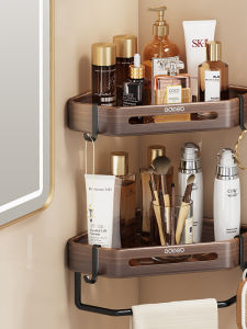 WEIMEIYUAN | Punch-free Bathroom Triangle Shelf Dual-layer