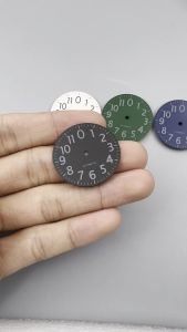 29MM With 12 Hours Number Digital With Watch Hand Green Luminous Watch Dial For NH35 NH36 ETA2824 2836 Movement Watch Faces
