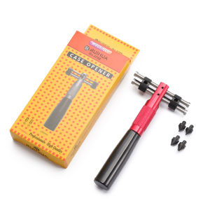 Dụng Cụ Mở Vỏ Đồng Hồ Hình Chữ T Với 4 Khuôn Số 2288 Công Cụ Sửa Chữa Đồng Hồ Để Thay Thế Pin 22-58mm