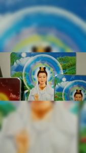 Tranh ép gỗ treo tường để bàn chủ đề Phật Giáo