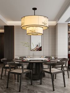 MUMUDENGSHIGUAN | Vintage Zen Inspired Chinese Style Chandelier Public Spaces