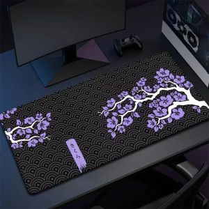 Anime Large Gaming Mousepads Sakura Mouse Pad Computer Accessories Mousemats 800x400 Desk Pads For PC Keyboard Mats Table Rug