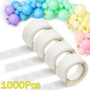 Double-Sided Tape Removable Clear Balloons Glue Dots for DIY Crafts Party Decor No-Residue Adhesive Sticky Points 100-1000Pcs