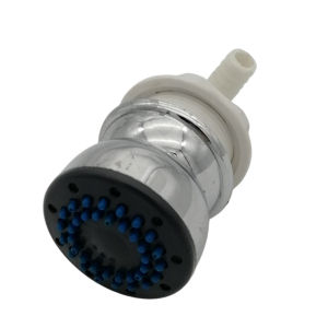Water Saving Massage Shower Head With Rotating Back Nozzle For Bathroom Therapy Spa Plastic Fixture