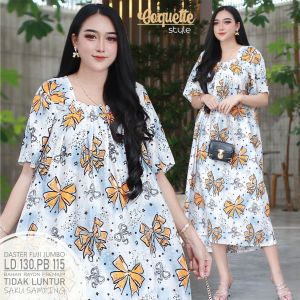 Fuji dres terbaru panjang selutut Daster jumbo baju wanita murah kekinian