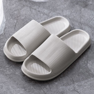 MONLEYTA | Mens Bathroom Slippers Noiseless Anti-Slip Wear-Resistant Special Bathing Shoes Large Size Home Comfortable High End Slippers