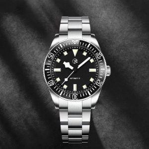 Đồng Hồ Nam Cơ Tự Động Rollstimi 2025 Viền Dạ Quang Chống Nước 100M Thép Không Gỉ Dành Cho Doanh Nhân Máy NH35