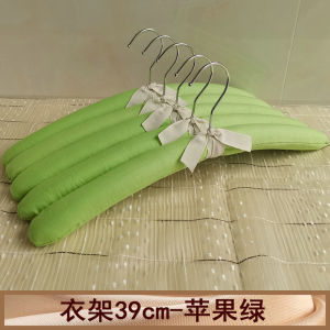European Style Canvas Clothes Hanger Thickened Sponge Fabric Art No Trace Anti-Slip Clothes Drying Multi-Functional Hanger
