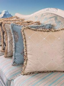 European Jacquard Pillow Cover Cushion Living Room Sofa Backrest Car Cushion Bedroom without Core Removable Washable Square Pillow