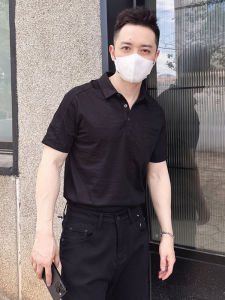 Áo Thun Nam Tay Ngắn Mùa Hè 2025 Phong Cách Mới Thường Ngày Cổ Polo Ôm Vừa Vặn Phong Cách Hàn Quốc Áo Sơ Mi Đa Năng Thời Trang