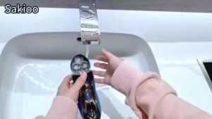 Máy Cạo Râu Điện Sweker Dành Cho Nam IPX7 Có Thể Giặt Được 360 Độ ° Máy Cắt Tỉa Đầu Nổi Bật Có Màn Hình LED Và Sạc Nhanh Type-C