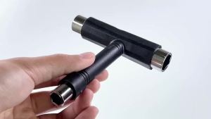 Allen Key Black T Shape Wrench Skateboard Longboard Board Roller Skate Tool Professional Skateboard Assemble Adjusting Tool Kit