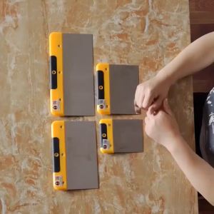 Kape Gypsum Stainless Scraper Dempul Untuk Reparasi Drywall Alat Dempul Gypsum 6/8 \"