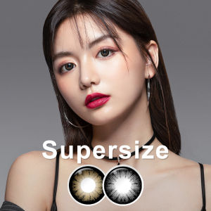 【Supersize Series 14.5~16mm】Magister Contact Lens Graded(0.00~-6.00) 1Pair(2Pcs) Barbie Look Doll Eyes Contact Lenses with Grade
