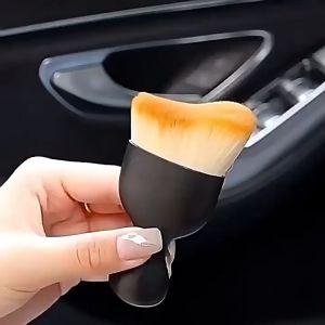 Chổi quét mini đầu cong sợi lông mềm dùng vệ sinh nội thất ô tôbảng điều khiểncửa thoát khí -LUMBL