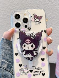 Magsafe Magnetic Phone Stand Compatible with Apple 14 pro iPhone 15 pro Max New Model 13 Cute Cool Kuroko 12 Cartoon Girls 11 Best Friend 16 pro Wireless Charging Protective Case