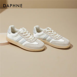 Daphne Casual Shoes 2025 Womens Flat Bottom Deqin Ballet Style Comfortable Soft Bottom Fashionable Sporty round Toe Rubber Sole