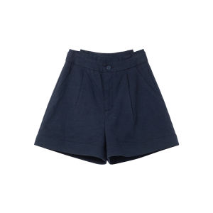 NIHAOKANONG | Quần Short Đùi Rộng Cao Waisted Cho Phụ Nữ Nhỏ Gọn Mùa Hè