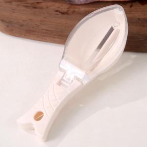 EELHOE | 【H】Kitchen Household Scale Scraper With Lid Fish Scale Scraper Manual Descaling Brushing Of Fishing Tools