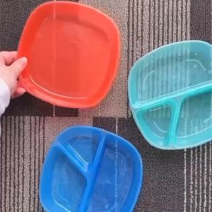 Dr. Browns Toddler Plates 3-Pack (TF022): Peralatan Makan Bayi Tahan Lama & Berkualitas