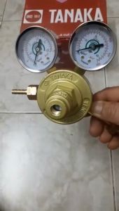 Đồng hồ điều áp khí Gas TANAKA thiết bị hàn cắt công nghiệp hàn cắt gió đá