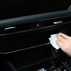 ผ้าเช็ดทำความสะอาดหนัง 80 แผ่น/ห่อ เบาะหนังภายในรถ เบาะโซฟา ใช้งานง่าย สะดวก รวดเร็ว