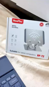 NEEPHO T2 Tablet Stand – Full Metal Super Kokoh Kompatibel Semua iPad/Tablet