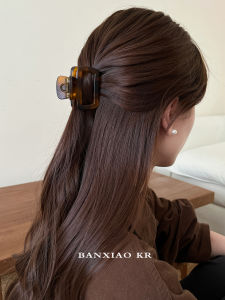 Versatile Medium Size Shark Hair Clip Womens Elegant Simple Design 2025 New Style Half Updo Hair Accessory for Back of Head