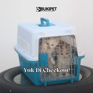 Kandang kucing anjing kelinci hamster pet cargo besar - BUKI TRAVEL PAWS PET CARGO