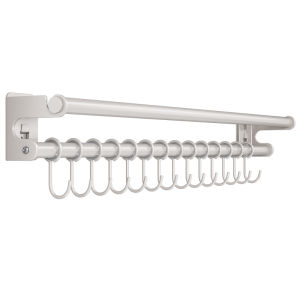 WEIMEIYUAN | Multifunctional Kitchen Hook Shelf Wall-Mounted No-Drilling Rod