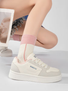 Babaya Sneakers Womens Shoes Autumn Thick Bottom White Shoes Lightweight Casual Shoes Flats Students Easiest for Match Sneaker Women