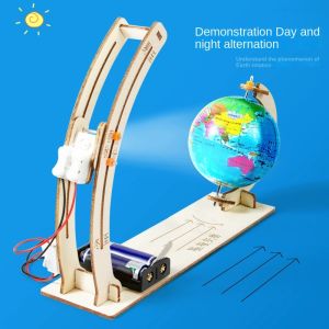 Science Experiment DIY Earth Day Night Alternation Demonstration Model Childrens Handmade Technology Small Production Teaching Aids Material Pack