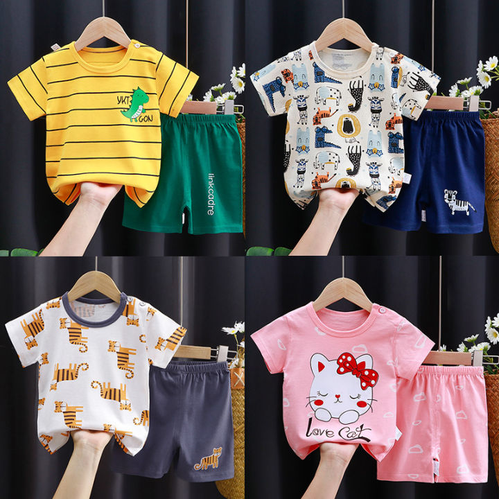 Kids Summer Wear Suit Boy 2024 New Arrival Cotton Korean Style Baby ...