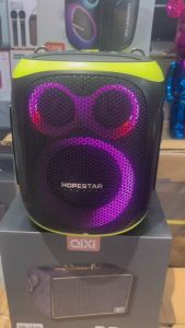 Hopestar party130 ลำโพงบลูทูธ120วัตต์ พร้อมไมค์ลอย2อัน ปรับเบสได้3โหมอด ของแท้100%