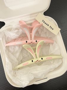 Cute Metal Rabbit Ear Shark Clip Hair Accessories Adorable Sweet Chignon Hair Grips Elegant Hairpins for Women Girls